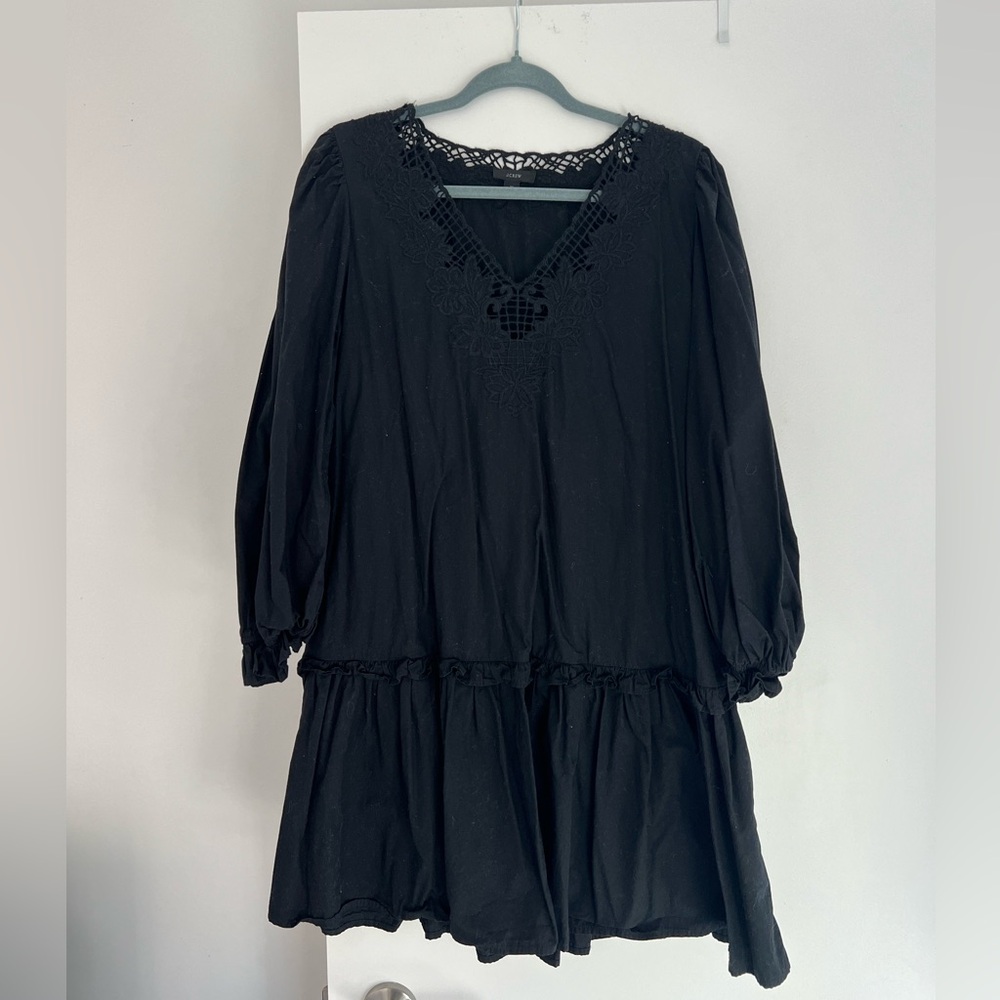 J. Crew Black Mini Dress - Size Medium